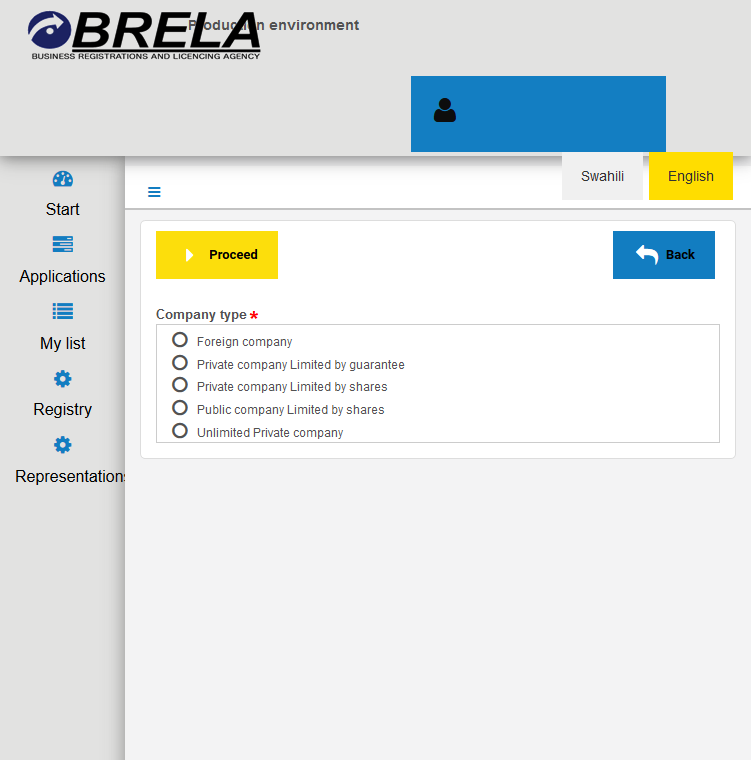 Click private company limited by shares BRELA ORS